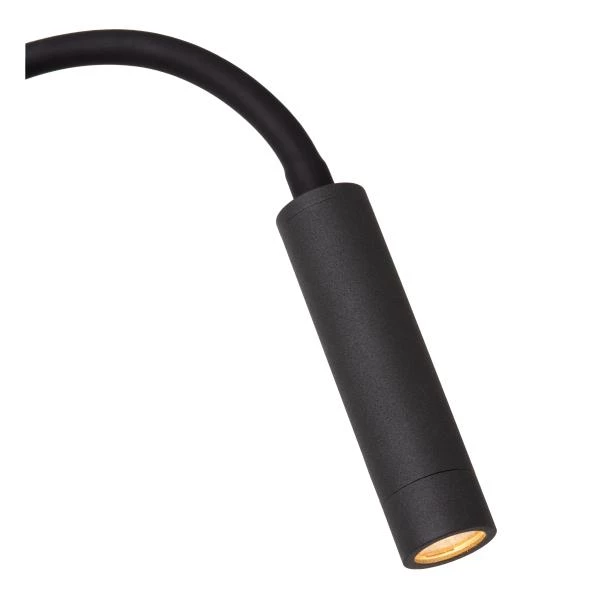 Lucide ALEC - Foco de pared / Lámpara de pared - LED - G9 - 1x3W 2700K - Incluye anillos intercambiables - Negro - detalle 4